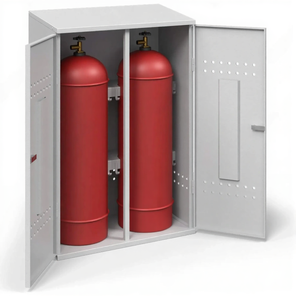 Шкаф для пропановых баллонов разборный ШПБР-02-1,2 мм