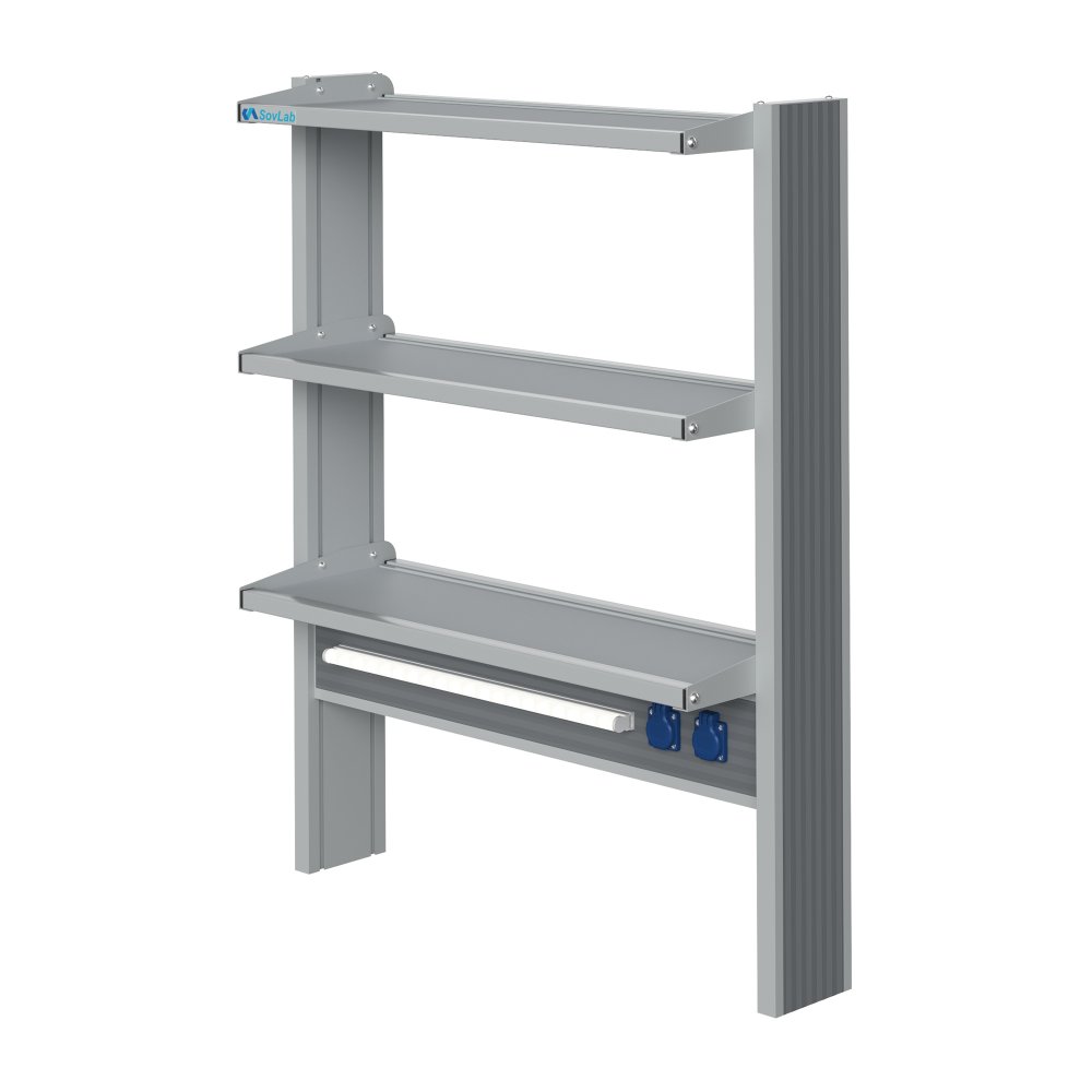 Технологический пристенный высокий стелаж Mod. 900 ТСПв