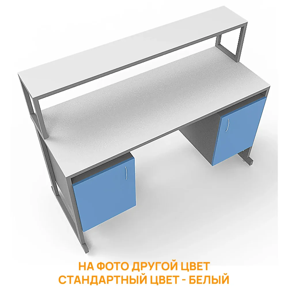 Стол лабораторный с керамикой СЛк 21.004 (белый)