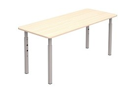 Стол детский 2-местный "дуб" регулируемый 1-3 г/р