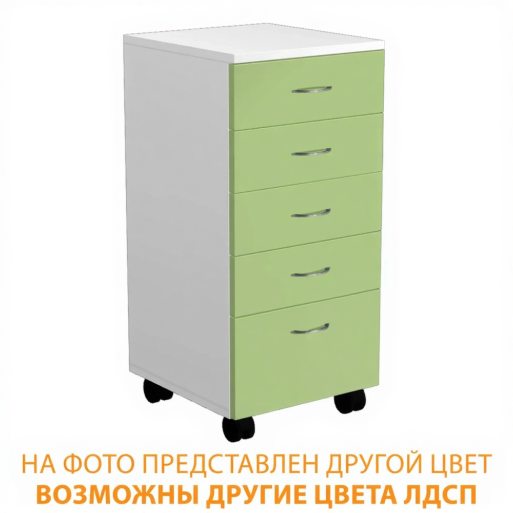 Тумба подкатная ТП-5.2 (ЛДСП белый)