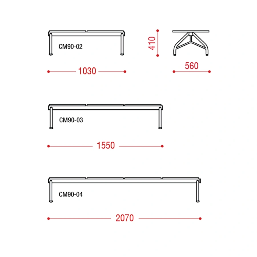 Многоместная секция Турист (модель СМ 90)