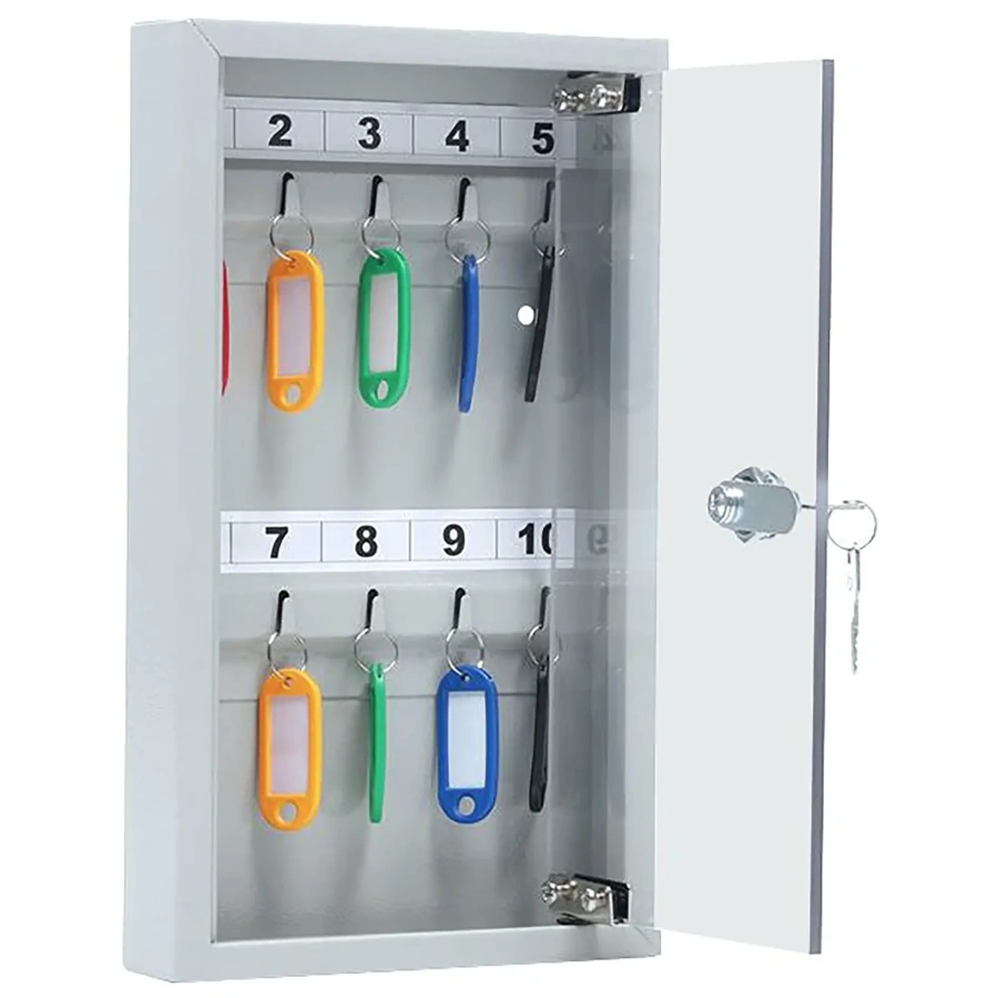 Ключница с прозрачной дверцей КЛС-10 (с брелками)