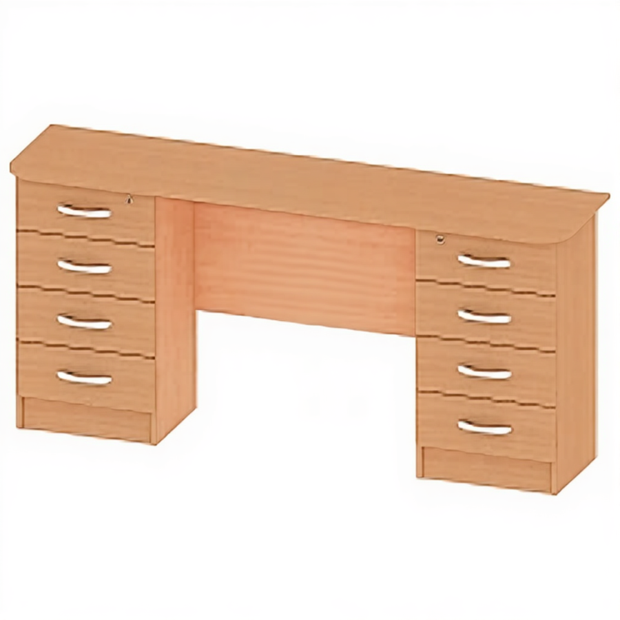 Стол прямоугольный с двумя тумбами ОФ-СТ-277-2