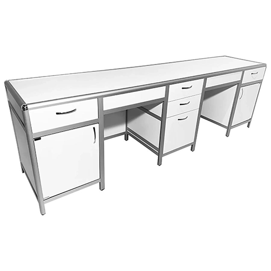 Стол лабораторный MED 10.010al (белый)