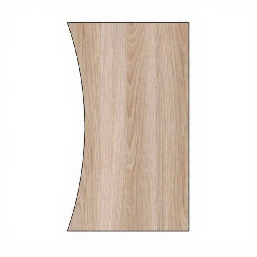 Офисный стол «НОРДЕН» с вырезом 1200x700 подстолье O 40x40 столешница 22 мм