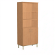 Шкаф для документов и материалов ШД-1.1 (ЛДСП бук, каркас бежевый)