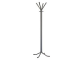 Вешалка-стойка 4 крючка 950.2 металлическая (черная)