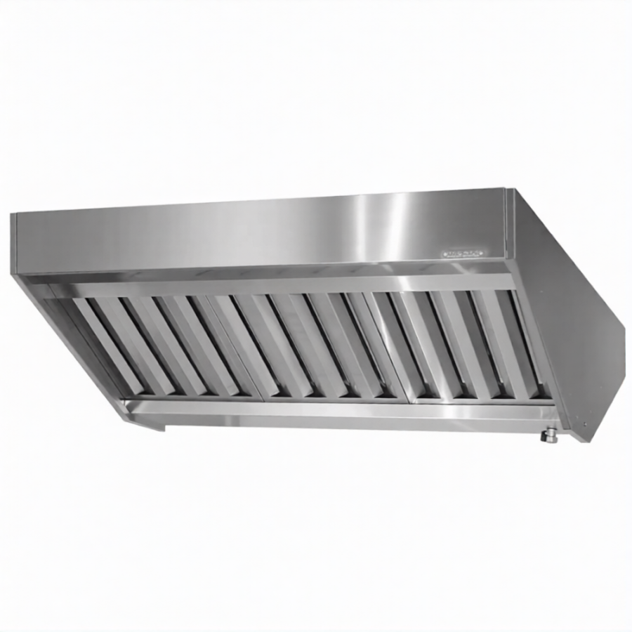 Зонт приточно-вытяжной полуоткрытый ЗППб 400х1000х1600 «Base» островной