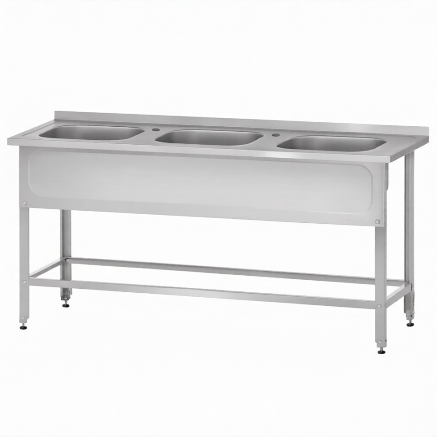 Ванна ВМЦн 860х1800х700  3 м/о, борт, отв. д/смесит., экран (ножка проф., тр. 40х40)