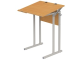 Стол для черчения и рисования школьный 4 г/р нерегулируемый СТЧ1.4 (бук, м/к серый, квадратная труба)