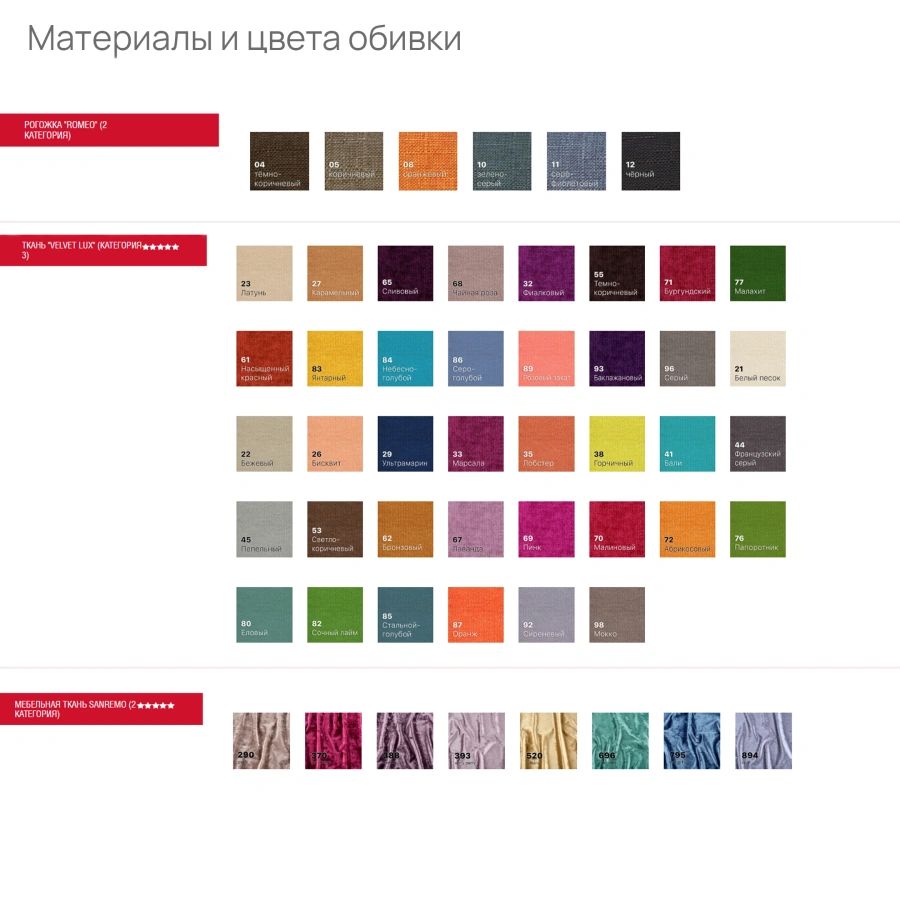 Многоместная секция Стандарт (модель CМ 83)