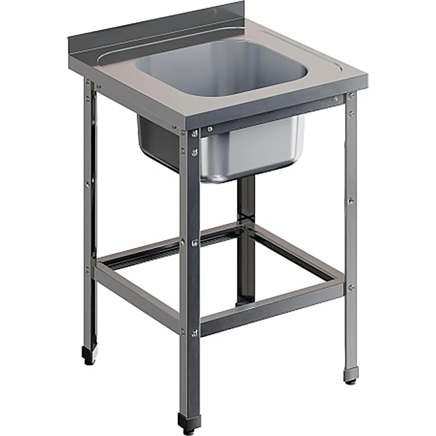 Ванна моечная цельнотянутая с бортом ВМЦ-1/5/6-БО-ЭЦ